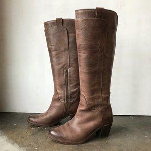 Frye tall leather riding boot